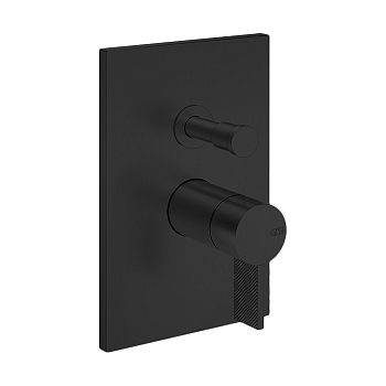 Фото Смеситель для ванны Gessi Inverso Diamantato 73679#299, черный матовый