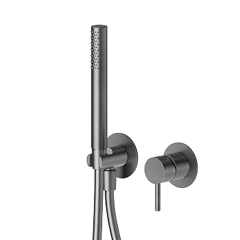 Фото Смеситель Newform X-Steel 316 69676EX.59.064 для душа, оружейная сталь браш PVD