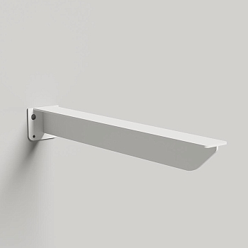 Фото Кронштейн для подвесной раковины/столешницы Salini Onda 400x40x44мм, цвет: белый матовый