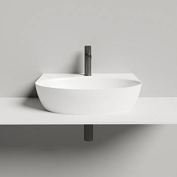 Фото Раковина Salini Alda 140312G подвесная 45 см, цвет белый глянцевый