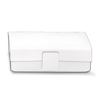 Фото Коробка Decor Walther Nappa 0938650 настольная 9x25x17 см, натуральная кожа, цвет: белый