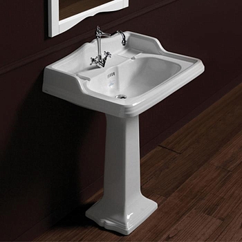 Фото Раковина SIMAS Arcade 73 с пьедесталом 73 см