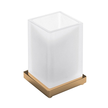 Фото Стакан Colombo Look B1641.VL-VAN настольный, Vintage, бронза янтарь глянец