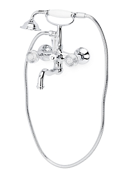 Фото Смеситель для ванны Boheme Flora 273-FL хром глянец