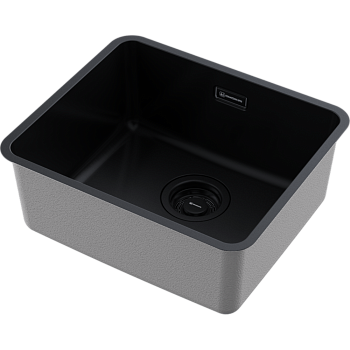 Фото Кухонная мойка Omoikiri Omi 43-U/I Ultra Mini-GB 4997417 графит