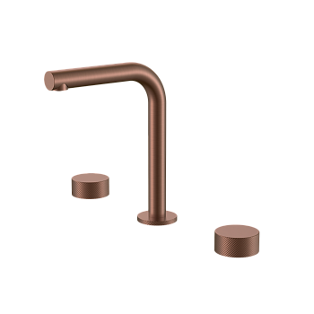 Фото Смеситель для раковины Boheme Stick 152-BRB.4 бронза браш, ручки Spirale