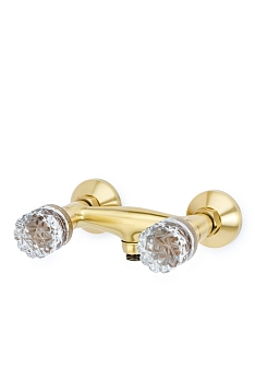 Фото Смеситель для душа Boheme Crystal 314-CRST бронза