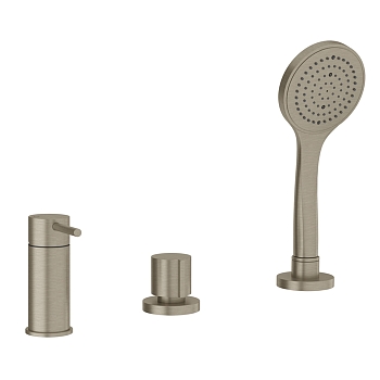 Фото Смеситель для ванны Gessi Emporio Via tortona 18643#149, никель браш