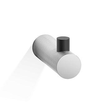 Фото Крючок Decor Walther Club 0855360 подвесной, хром/черный матовый