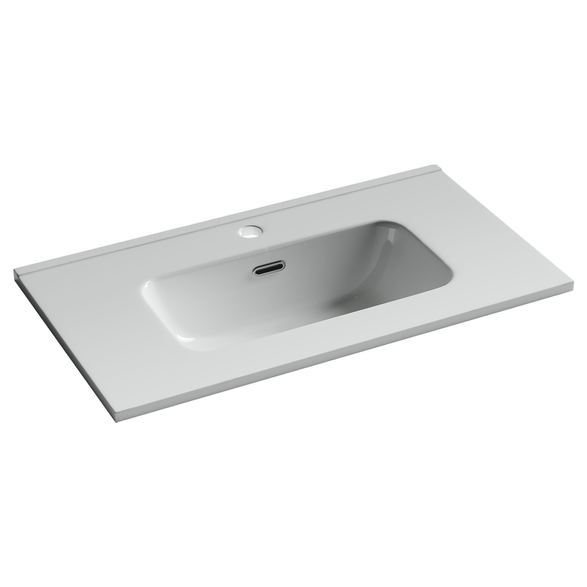 Фото Раковина Ceramicanova Compact CN7029 мебельная 71 × 39,5 × 17 см, белый глянцевый