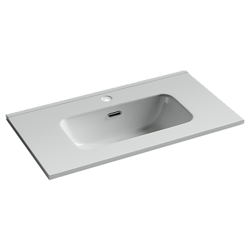 Фото Раковина Ceramicanova Compact CN7029 мебельная 71 × 39,5 × 17 см, белый глянцевый