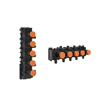 Фото Скрытая часть смесителя Gessi 09268#031, термостат