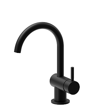 Фото Смеситель Newform Blink 70812.01.093 для раковины, черный матовый