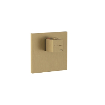 Фото Смеситель для душа Gessi Rettangolo 43252#030 термостат, медь глянец pvd
