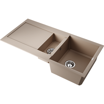 Фото Кухонная мойка Omoikiri Sakaime 100-2-SA 4993894 бежевый