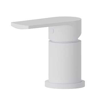 Фото Смеситель Newform Haka 72086.01.014 на борт ванны, белый матовый