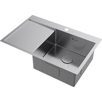 Фото Кухонная мойка Omoikiri Akisame 78-R-IN 4973061 нержавеющая сталь