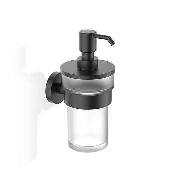 Фото Дозатор Decor Walther Basic 0530860 подвесной, черный матовый