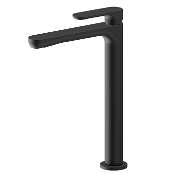 Фото Смеситель Newform Linfa II 69416.01.093 для раковины, черный матовый