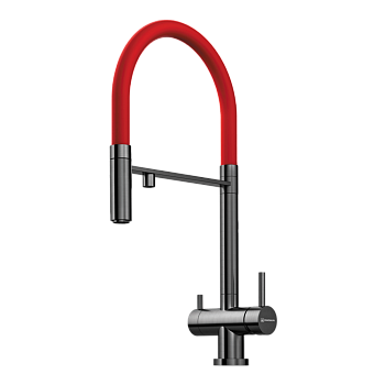 Фото Смеситель для кухни Omoikiri Kanto-GM 4994013 вороненая сталь