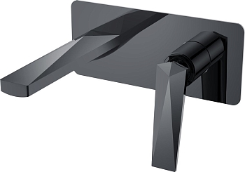 Фото Смеситель для раковины Boheme Venturo 375-SGM оружейная сталь глянец