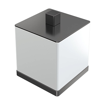 Фото Баночка Boheme Qubic 10964-GM, gun metall, графит матовый