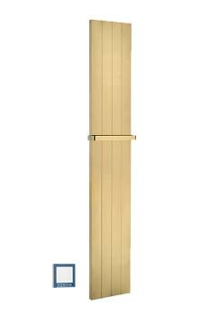 Фото Полотенцесушитель Boheme Flat 725-BR электрический, бронза h150х27 см