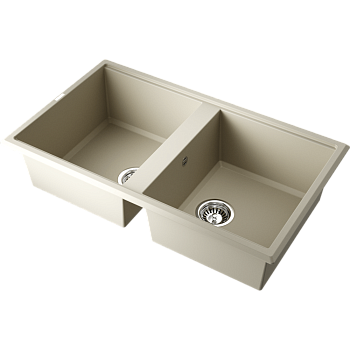 Фото Кухонная мойка Omoikiri Tedori 86-2-BE 4993925 ваниль