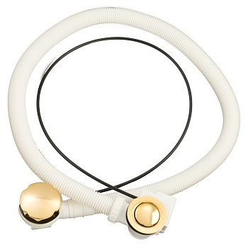 Фото Слив-перелив Migliore Ricambi 20237 для ванны золото 120 см