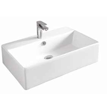 Фото Раковина Artceram Quadro QUL003 01 00 подвесная 65 см, цвет белый