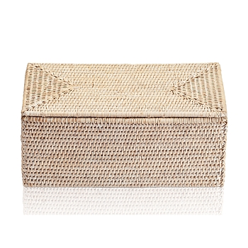 Фото Коробка Decor Walther Basket 0932191 настольная 30x15,5x14 см, ротанг светлый