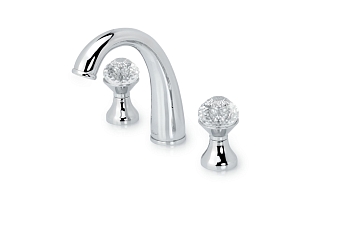 Фото Смеситель для раковины Boheme Flora 277-FL хром глянец