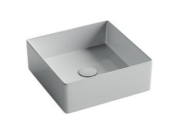Фото Раковина Ceramicanova Element CN6068 накладная 36,1 × 36,1 × 13 см, белый глянцевый