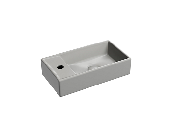 Фото Раковина Ceramicanova Element CN6051RMH подвесная 40,7 × 21,7 × 10 см, антрацит матовый