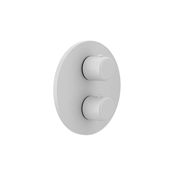 Фото Смеситель для душа Gessi Goccia 33846#279 термостат, белый матовый