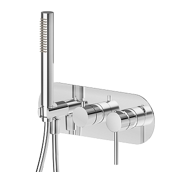 Фото Смеситель Newform XT 4269E.21.018 для душа с переключателем на 2 потока, хром глянец