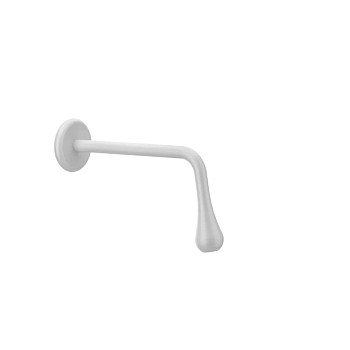 Фото Излив Gessi Goccia 33715#279 настенный белый матовый