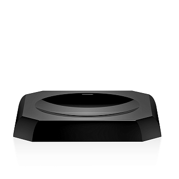 Фото Мыльница Decor Walther Kristall 0931694 настольная, антрацит