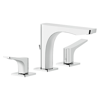Фото Смеситель для раковины Gessi Rilievo 59011#031 с донным клапаном, хром