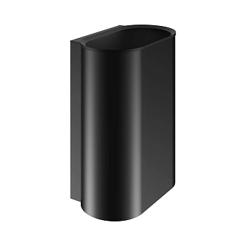 Фото Мусорное ведро Keuco Plan 14988370000 подвесной черный матовый