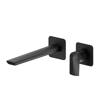 Фото Смеситель Newform Delta Zero 72230E.01.093 для раковины, черный матовый