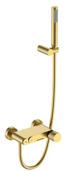 Фото Смеситель для ванны Boheme Stick 123-MG.2, matt gold, золото матовое