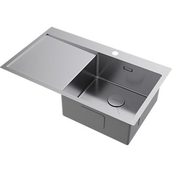 Фото Кухонная мойка Omoikiri Akisame 86-R-IN 4993763 нержавеющая сталь