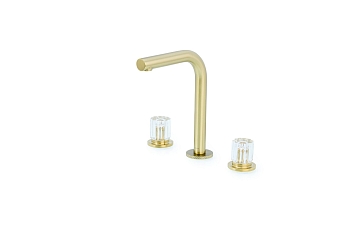 Фото Смеситель для раковины Boheme Elegante 152-MG-EL, matt gold, золото матовое