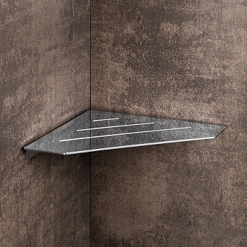 Фото Полка Colombo Angolari B9655.CR подвесная L 20 см хром глянец