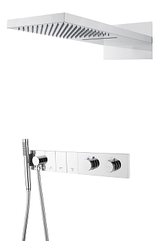 Фото Душевая система Boheme Zodiac 133-CR с термостатом хром глянец