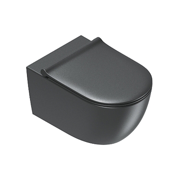 Фото Унитаз подвесной Catalano Sfera 0511550022 черный матовый