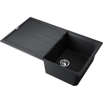 Фото Кухонная мойка Omoikiri Yasugata 86-BL 4993868 черный
