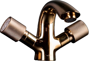 Фото Смеситель для раковины Boheme Royal Cristal 291 золото