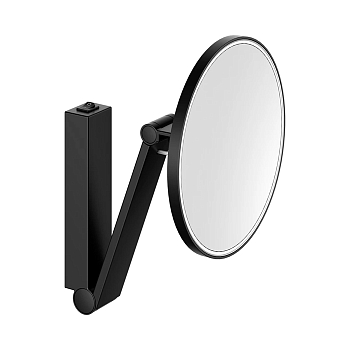 Фото Косметическое зеркало Keuco Kosmetikspiegel 17612379004 подвесной черный матовый